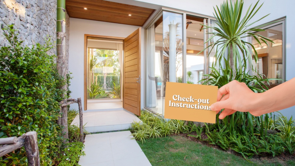 A serene garden path leading to the shoot location, with clear signage for guests.