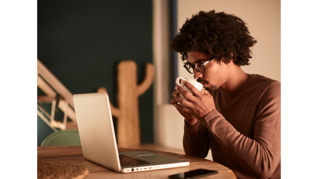 A person using software to automate administrative tasks and control costs.
