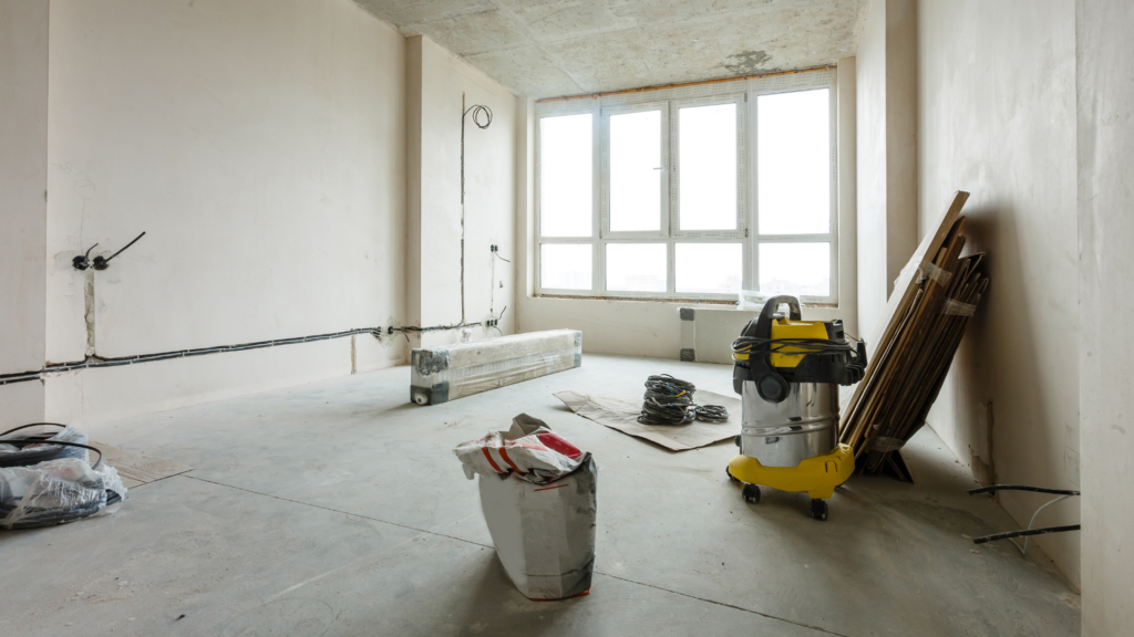 A shoot location being upgraded based on client feedback.